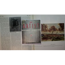 The Artist July 1942 A.K. Browning, Drawing-Under War Conditions World War II
