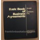 Basic Book of Business Agreements by Arnold Goldstein 1983