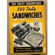 Sandwiches 500 Tasty Choices 1941 by Ruth Berolzheimer 