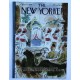 New Yorker Cover March 11 1944 Army Jeep Waits For Shoulder Carriage Litter