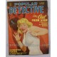 1949 September Popular Detective Pulp The Cat from Siam by Fredric Brown 